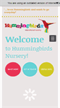 Mobile Screenshot of hummingbirds-nursery.com